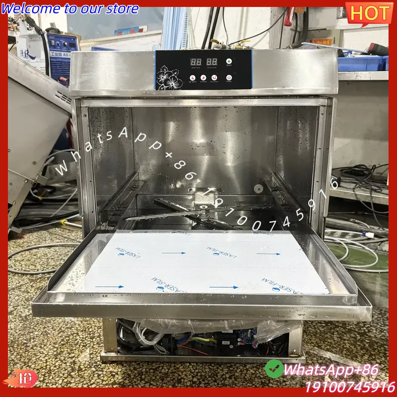Commercial Undercounter Dishwasher - Lavavajillas industrial eléctrico de vidrio personalizable