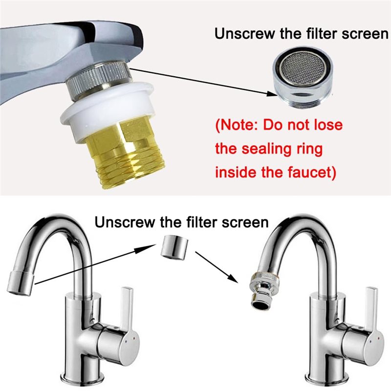 Portable Dishwasher Faucet Adapter - Adaptador de Grifo para Lavavajillas con