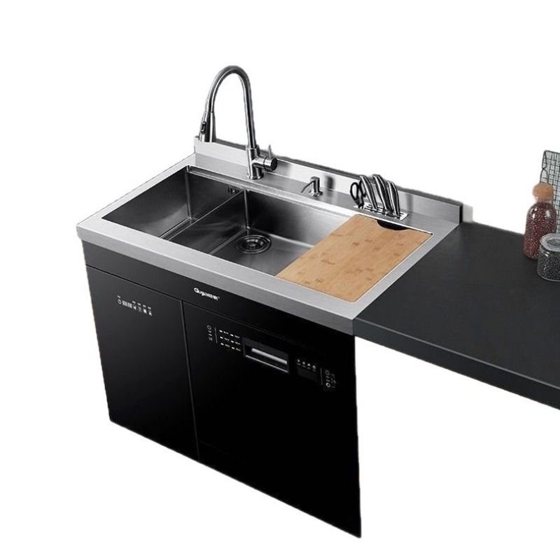 Ultrasonic Dishwasher Sink Integrated - Lavavajillas integrado con fregadero, lavavajillas doméstico