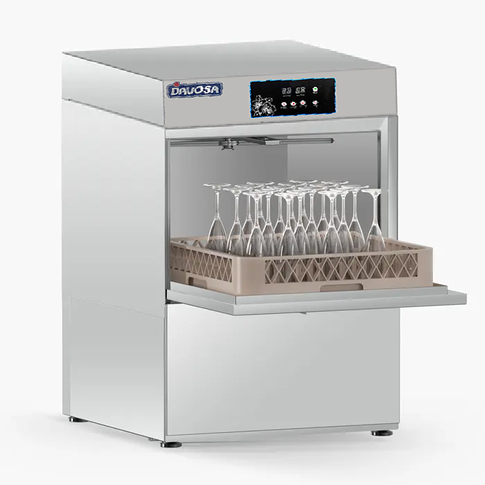 Commercial Undercounter Dishwasher - Mini Lavavajillas Eléctrico Automático Independiente de