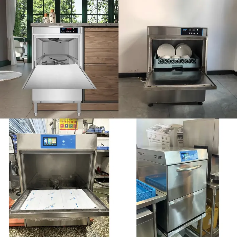 Commercial Undercounter Dishwasher - Lavavajillas Comercial Compacto Portátil Inteligente para