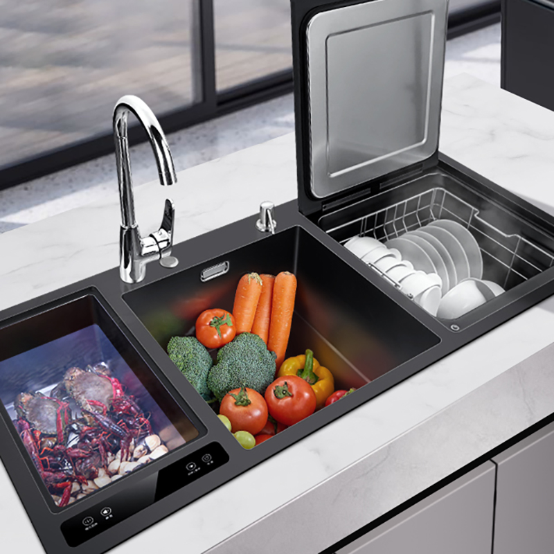 Fregadero con Lavavajillas Int - Ultrasonic Dishwasher Sink Integrated reseña y precio