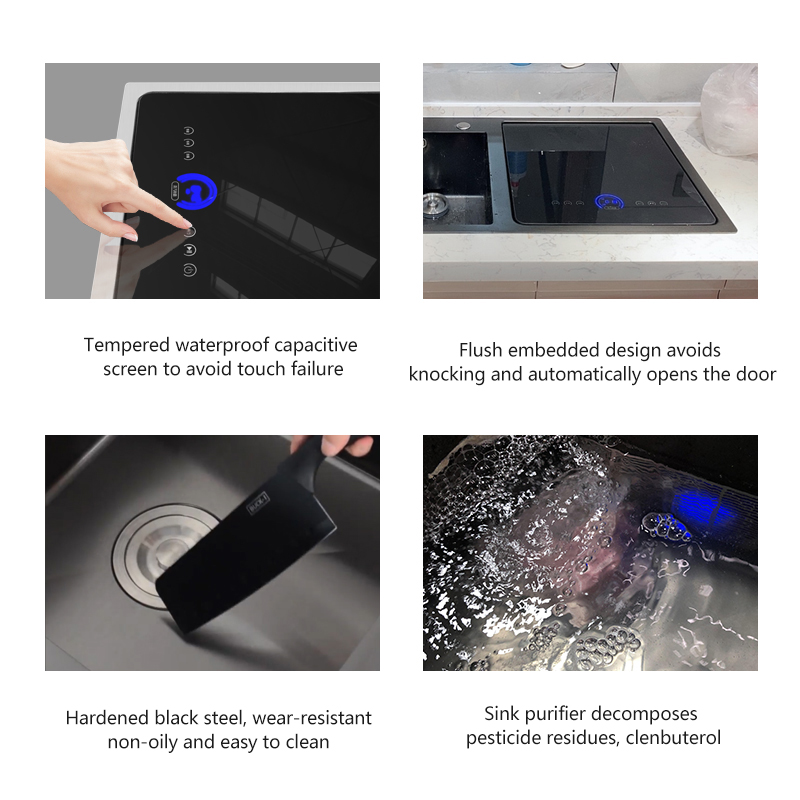 Fregadero con Lavavajillas Int - Ultrasonic Dishwasher Sink Integrated reseña y precio