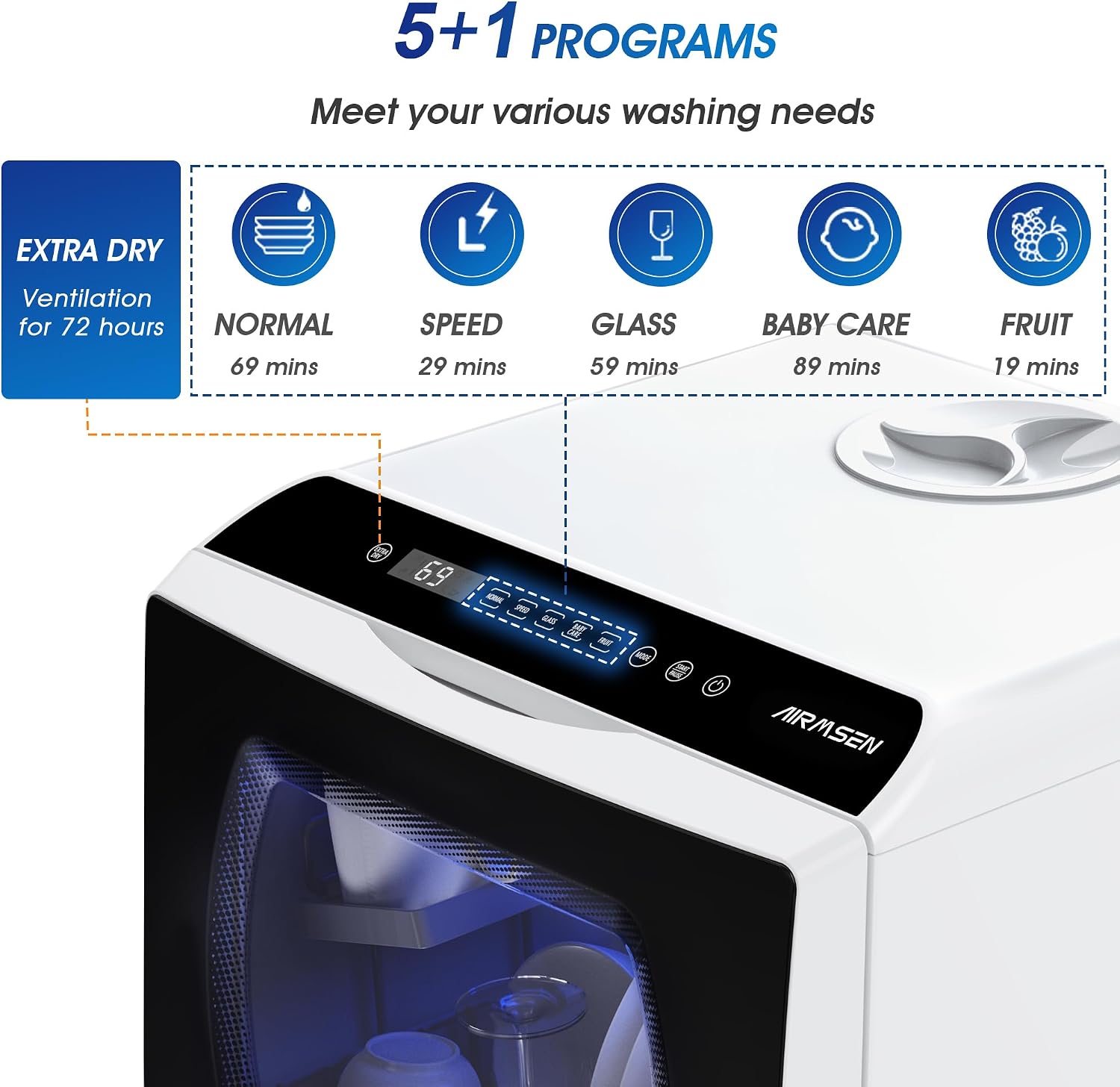 Lavavajillas Portátil de Sobre - Portable Dishwasher With Water Tank reseña y precio