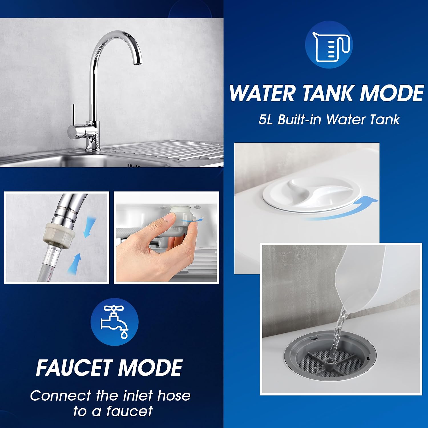 Lavavajillas Portátil de Sobre - Portable Dishwasher With Water Tank reseña y precio