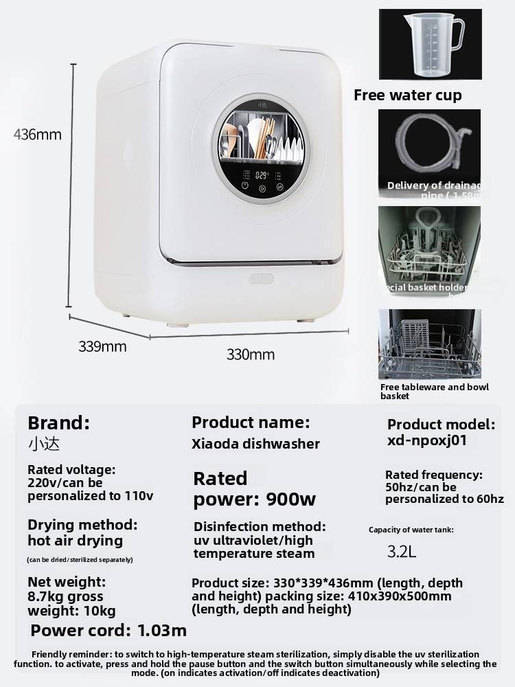 Mini lavavajillas 2025, nuevo, - Small Dishwasher For Apartment reseña y precio