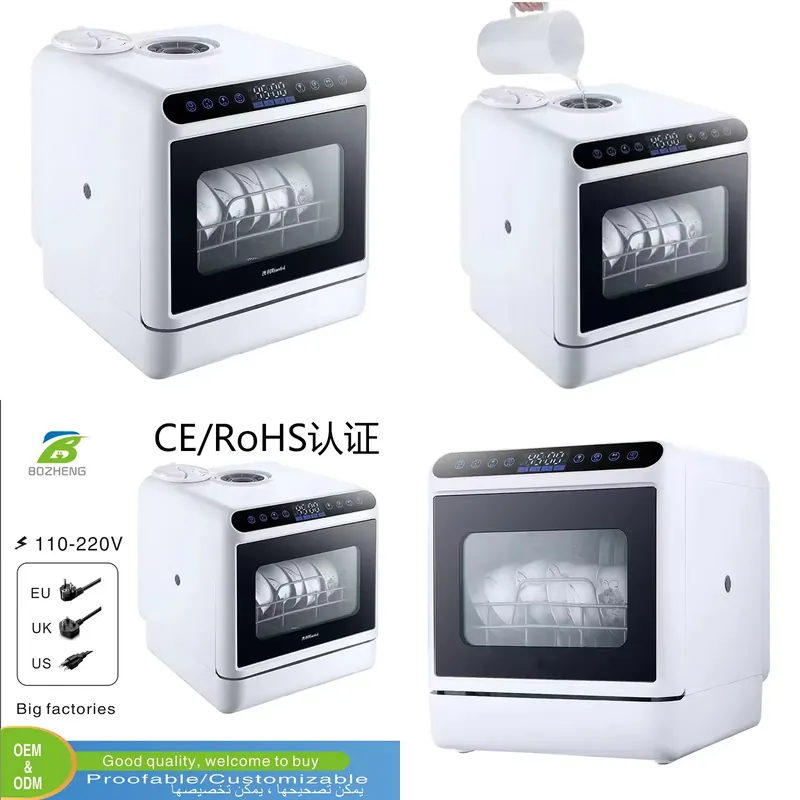 Mini Lavavajillas Portátil Int - Countertop Dishwasher Mini Compact reseña y precio
