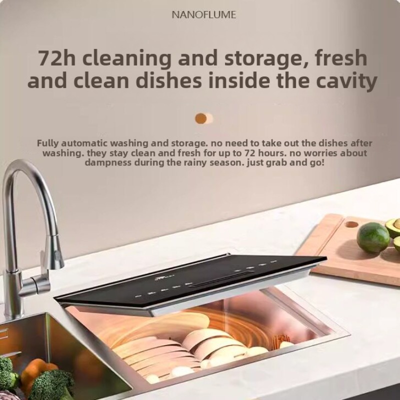Lavavajillas Integrado con Fre - Ultrasonic Dishwasher Sink Integrated reseña y precio