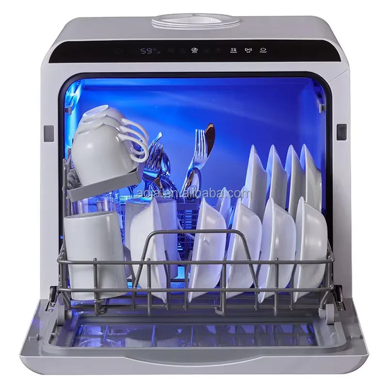 AOJA Lavavajillas Portátil Min - Countertop Dishwasher Mini Compact reseña y precio