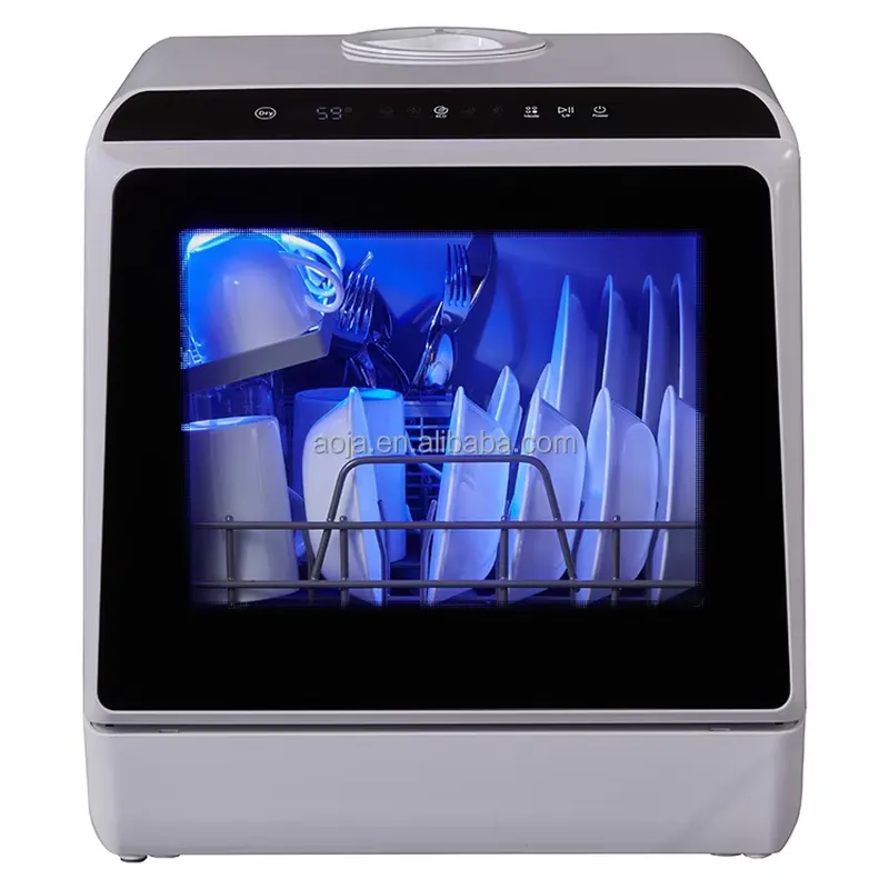 AOJA Lavavajillas Portátil Min - Countertop Dishwasher Mini Compact reseña y precio