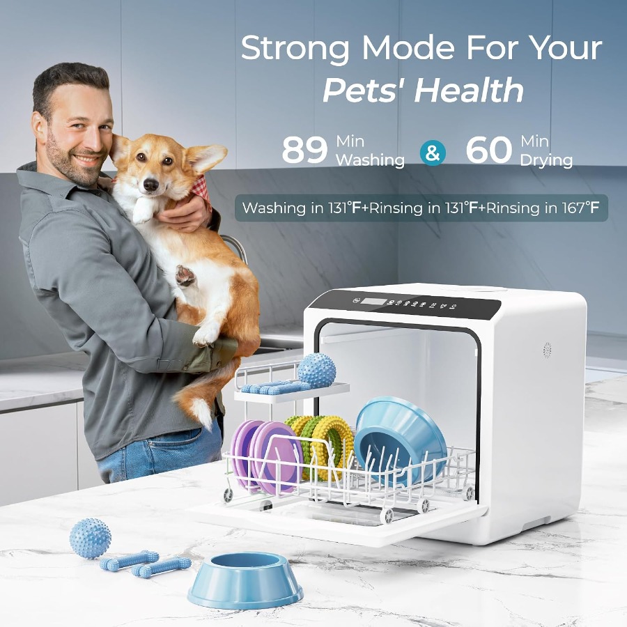 Lavavajillas portátil para enc - Small Dishwasher For Apartment reseña y precio