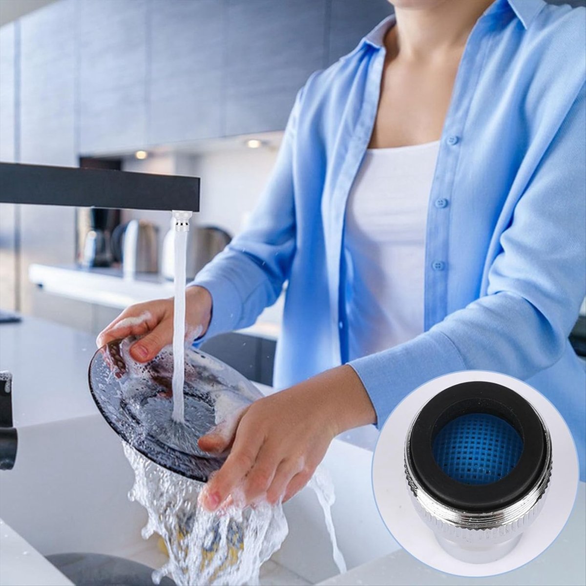 Adaptador de Grifo para Lavava - Portable Dishwasher Faucet Adapter reseña y precio