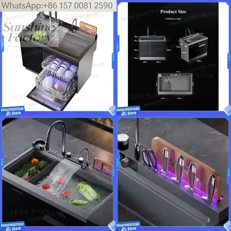 Lavavajillas Ultrasónico Integ - Ultrasonic Dishwasher Sink Integrated reseña y precio