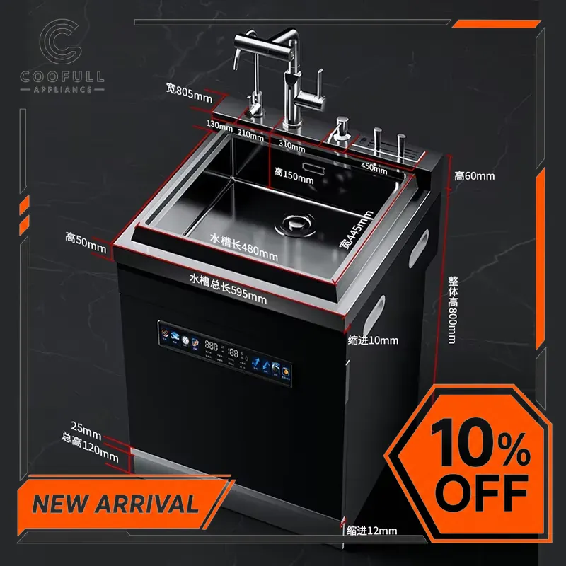 Lavavajillas empotrado de 600  - Commercial Undercounter Dishwasher reseña y precio