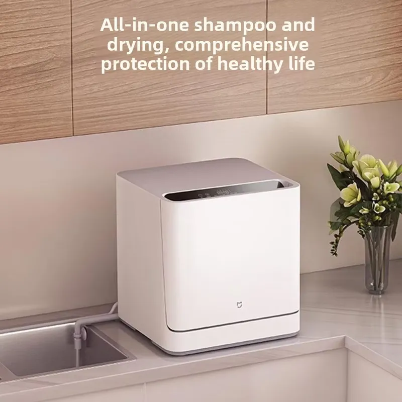 Mini Lavavajillas Inteligente  - Countertop Dishwasher Mini Compact reseña y precio