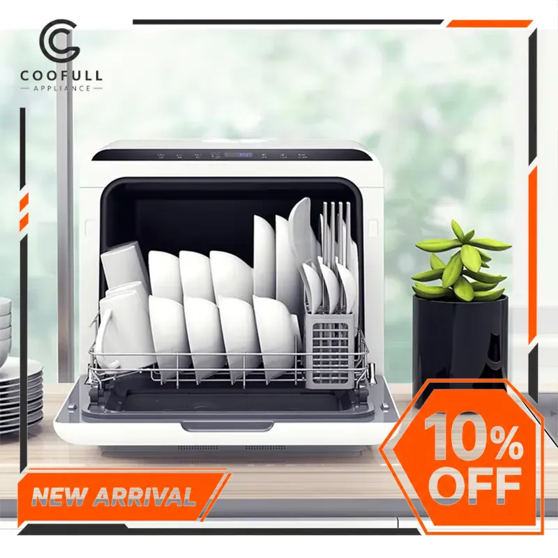 Lavavajillas Portátil Mini Aut - Countertop Dishwasher Mini Compact reseña y precio