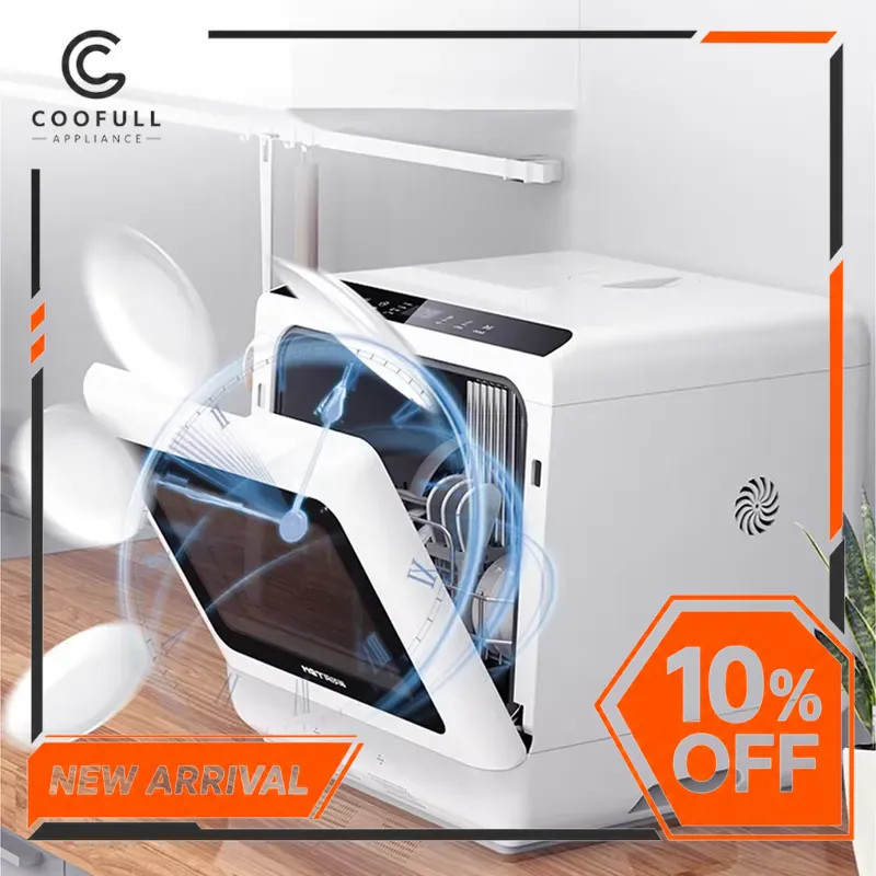 Lavavajillas Portátil Mini Aut - Countertop Dishwasher Mini Compact reseña y precio