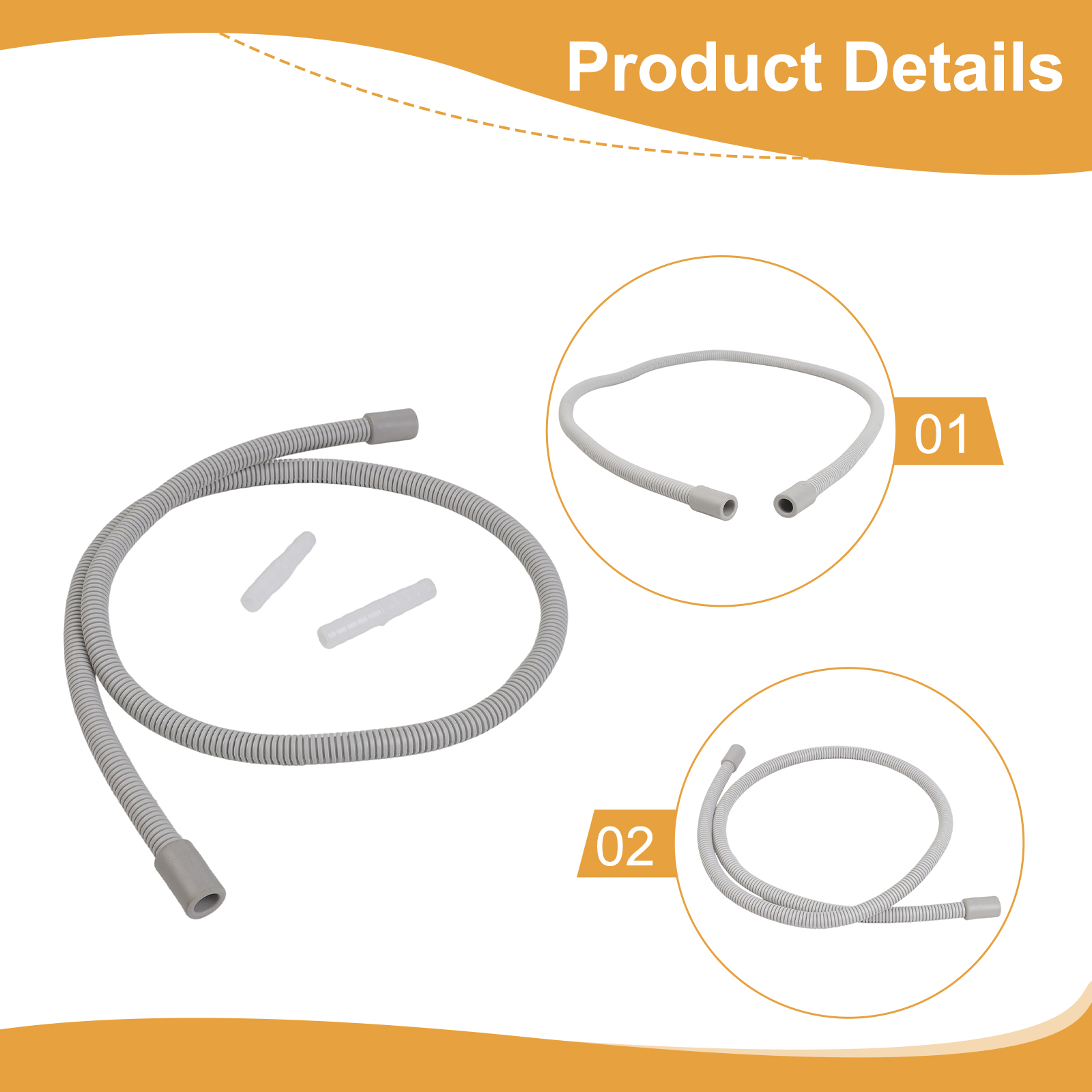 Tubo de drenaje de 10mm, tubo  - Dishwasher Drain Hose Extension reseña y precio