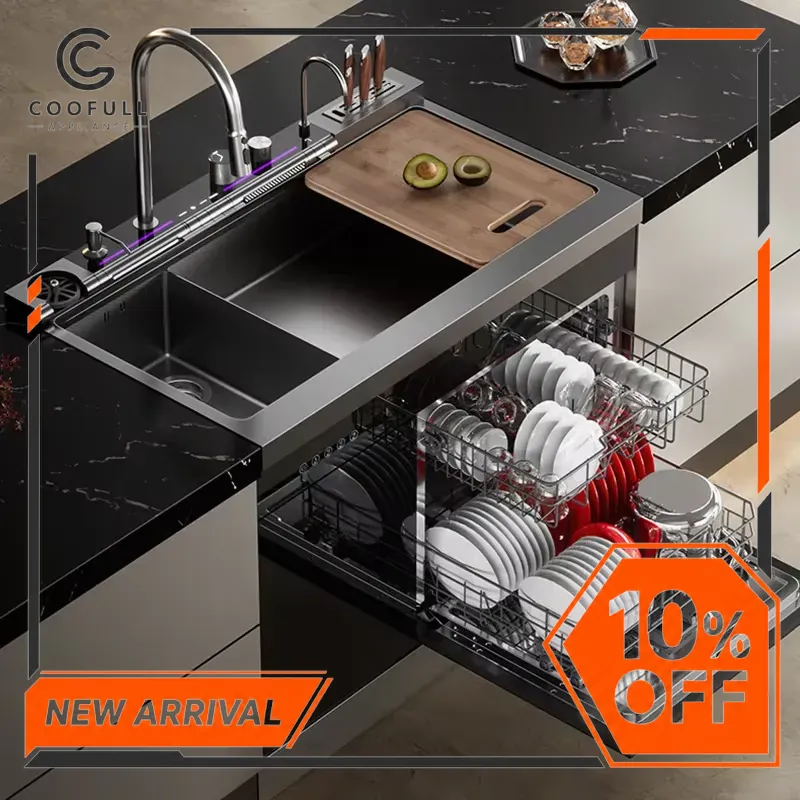 Fregadero Ultrasónico de Acero - Ultrasonic Dishwasher Sink Integrated reseña y precio