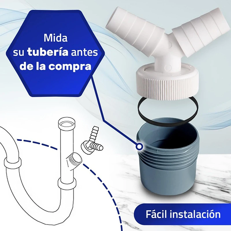 Adaptador de drenaje para lava - Dishwasher Drain Hose Extension reseña y precio