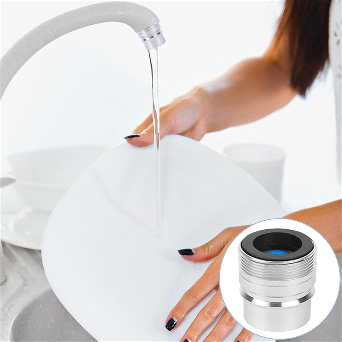 【frki】 Adaptador de grifo para - Portable Dishwasher Faucet Adapter reseña y precio