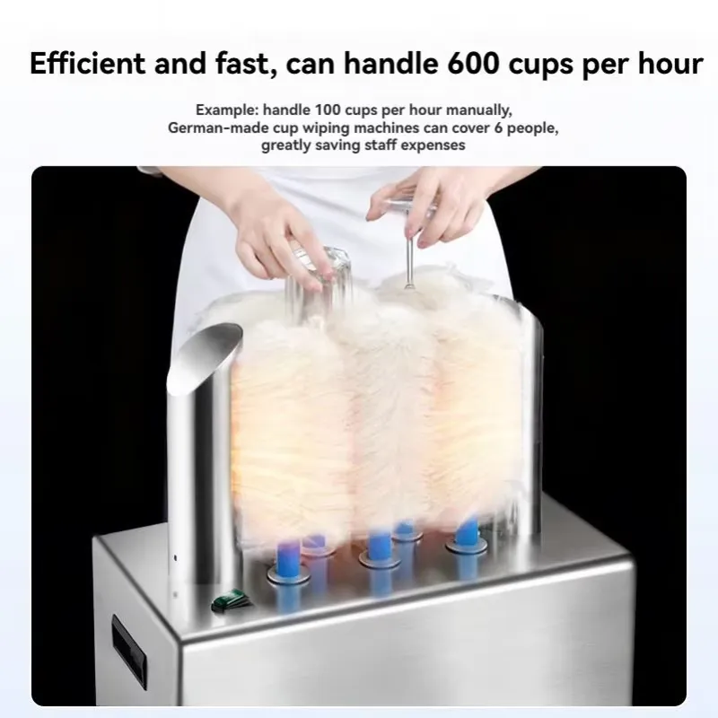 Máquina Lavavasos Eléctrica Co - Glass Washer Machine Bar Commercial reseña y precio