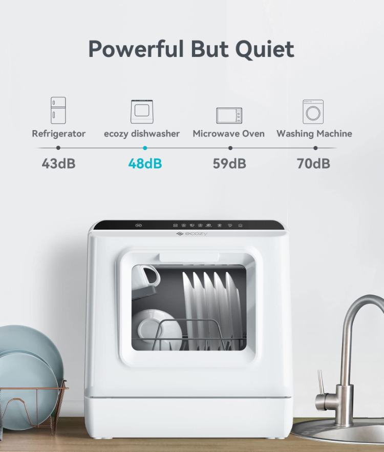 Lavavajillas Portátil Ecozy de - Portable Dishwasher With Water Tank reseña y precio