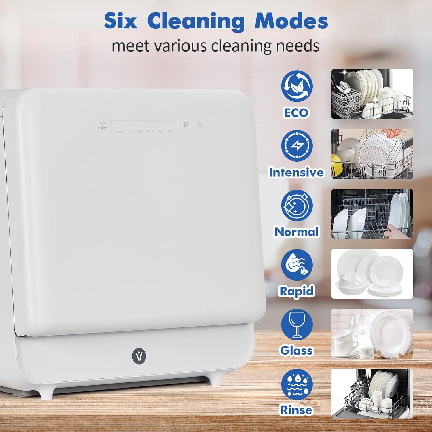 Lavavajillas de encimera de 12 - Small Dishwasher For Apartment reseña y precio