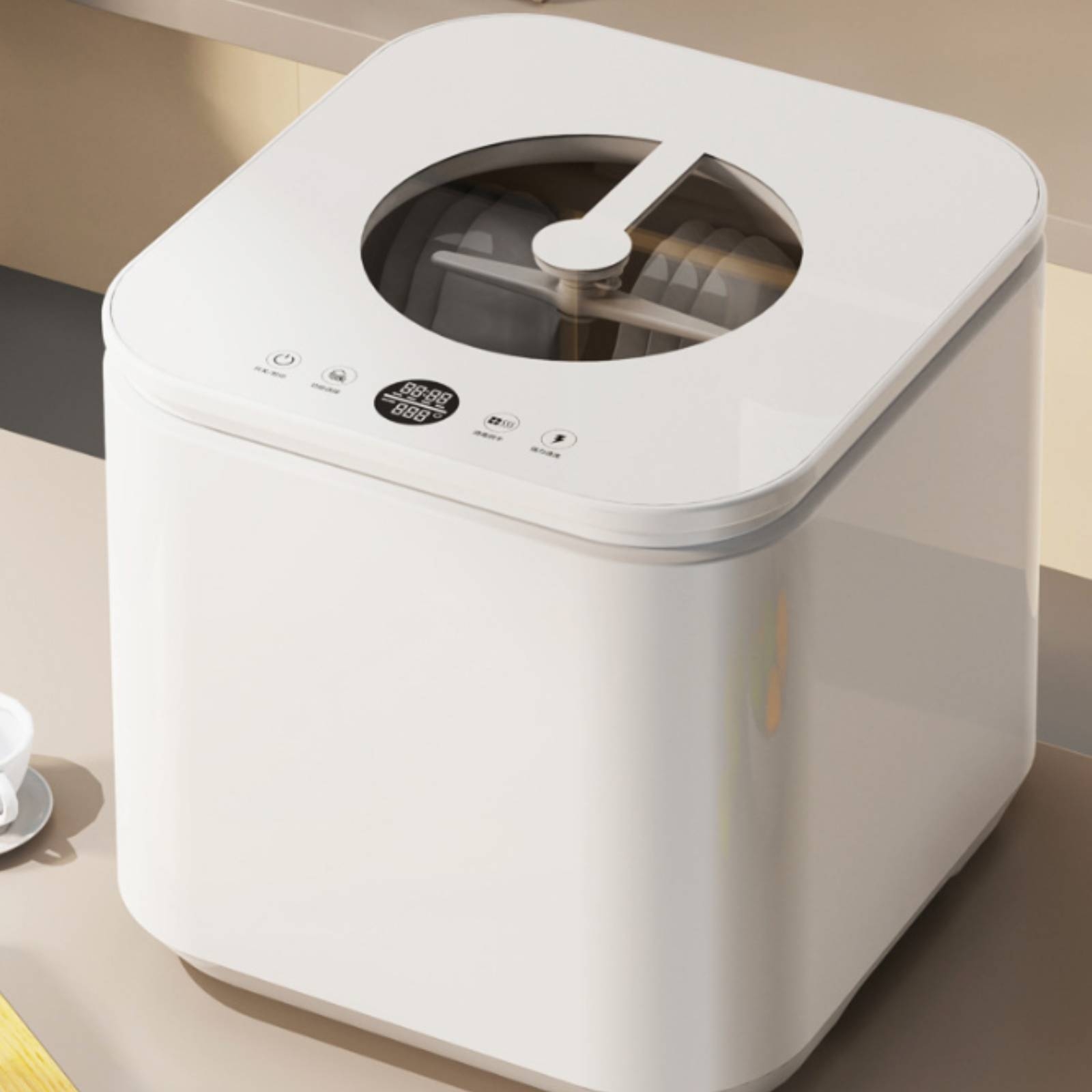 Lavavajillas de Sobremesa con  - Portable Dishwasher With Water Tank reseña y precio