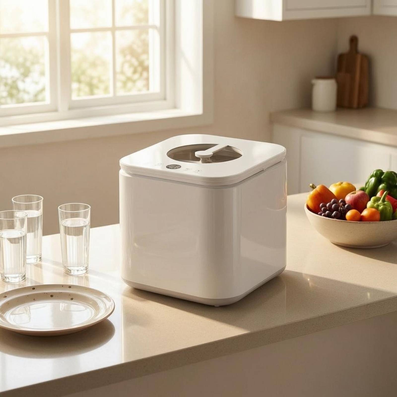 Lavavajillas de Sobremesa con  - Portable Dishwasher With Water Tank reseña y precio