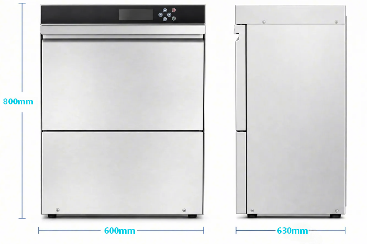 Lavavajillas Comercial para De - Commercial Undercounter Dishwasher reseña y precio