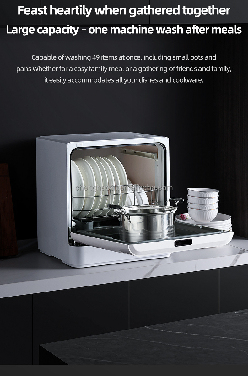 Lavavajillas Automático de Esc - Small Dishwasher For Apartment reseña y precio