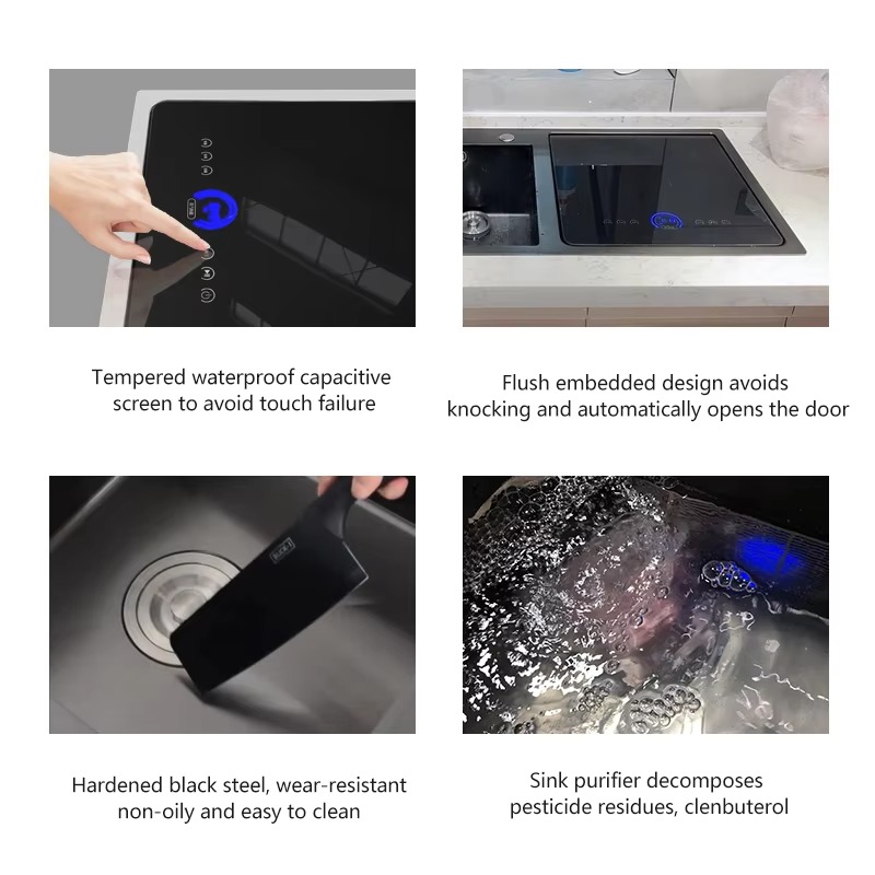 Fregadero con lavavajillas int - Ultrasonic Dishwasher Sink Integrated reseña y precio